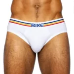 BAS327 Stretch Cotton Brief Color White Size M - Image 4