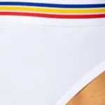 BAS327 Stretch Cotton Brief Color White Size M - Image 5