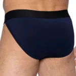 Alternative view of BAS331 Active Jock Brief Color Navy Size L