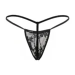 9586 G-String Color Black Lace Size L - Image 5