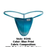 9586 G-String Color Blue Print Size L - Image 10