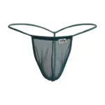 9586 G-String Color Bottle Green Mesh Size L - Image 4