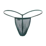9586 G-String Color Bottle Green Mesh Size L - Image 5