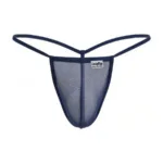 9586 G-String Color Dark Blue Mesh Size L - Image 4