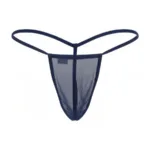 9586 G-String Color Dark Blue Mesh Size L - Image 5