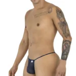 9586 G-String Color Dark Blue Mesh Size L - Image 2