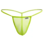 9586 G-String Color Hot Green Mesh Size L - Image 4