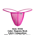 9586 G-String Color Magenta Mesh Size XL - Image 7