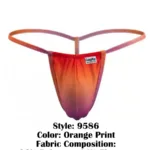 9586 G-String Color Orange Print Size XL - Image 7