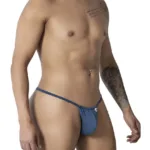 9586 G-String Color Petrol Blue Size XL - Image 3