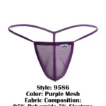 9586 G-String Color Purple Mesh Size XL - Image 7