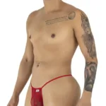 9586 G-String Color Red Lace Size XL - Image 2