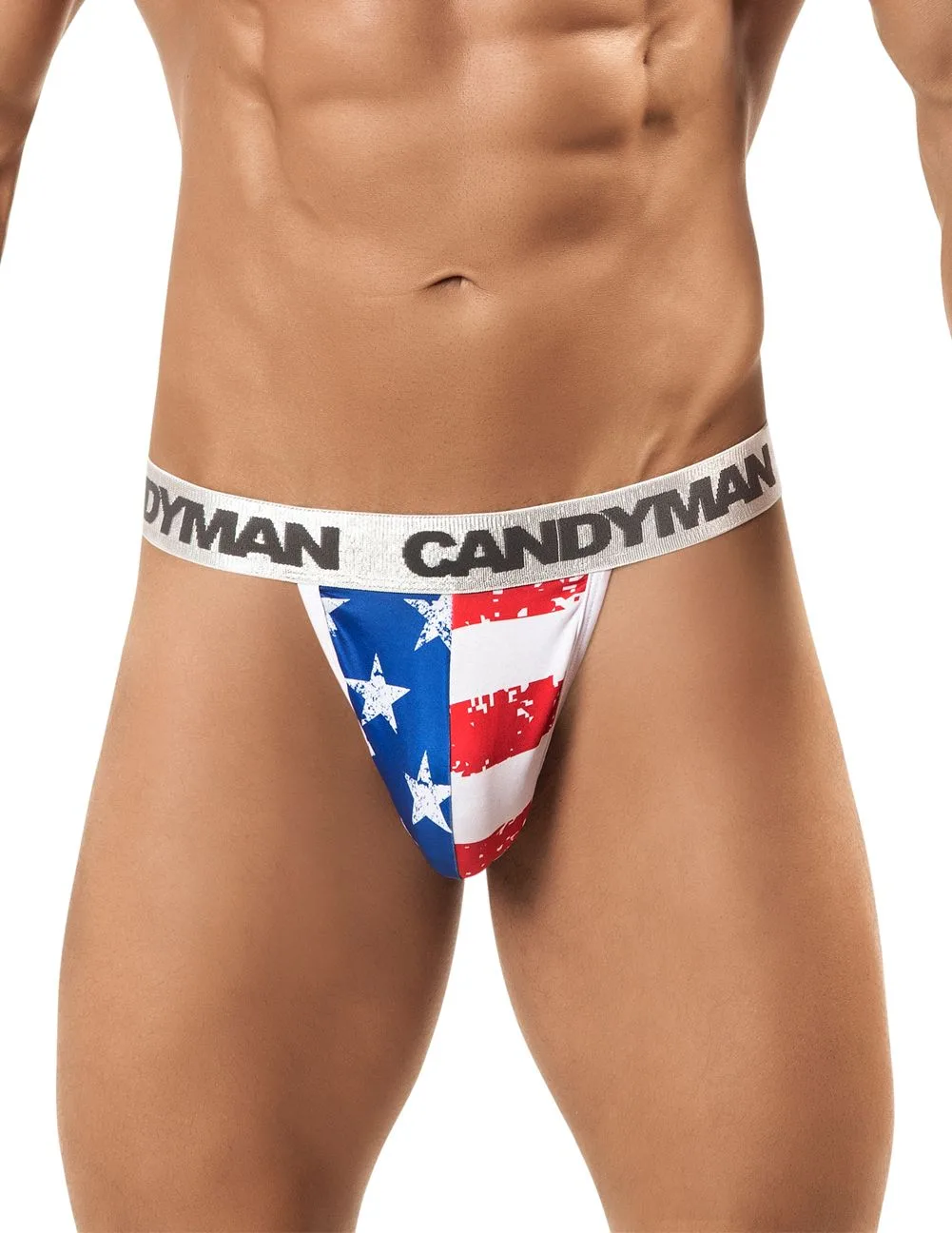 99154 Patriotic Thong Multi-colored Size S