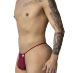 99246 G-String Color Burgundy Size M - Image 3