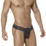 99315 Peek a Boo Thongs Color Black Size S - Image 3