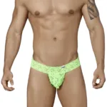 99315 Peek a Boo Thongs Color Green Size S