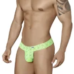 99315 Peek a Boo Thongs Color Green Size M - Image 3
