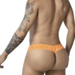 Alternative view of 99370 Lace Thongs Color Orange Size L