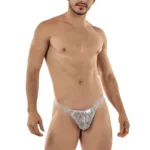 99420 Double Lace Thongs Color Gray Size L