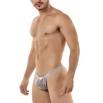 99420 Double Lace Thongs Color Gray Size S - Image 3