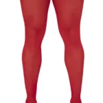 99533 Mesh Thigh Highs Color Red Size Only Size