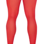 99533 Mesh Thigh Highs Color Red Size Only Size - Image 5