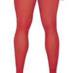 99533 Mesh Thigh Highs Color Red Size Only Size - Image 2