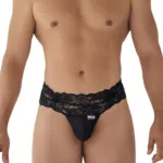 99595 Lace Thongs Color Black Size L/XL