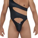 99597X One Shoulder Bodysuit Color Black Size 1-2XL