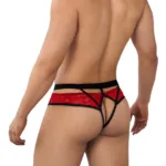 Alternative view of 99627 Lace Jockstrap Color Red Size L/XL
