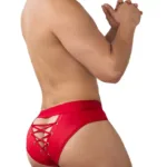 Alternative view of 99641 Shorty Briefs Color Red Size L/XL