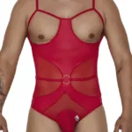 99670 Harness Bodysuit Color Red Size S/M