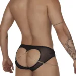 Alternative view of 99672X Chain Jock Briefs Color Black Size 1-2XL