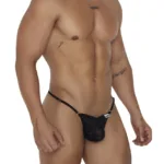 99685 Lace Thongs Color Black Size S/M - Image 3