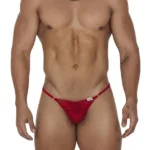 99685 Lace Thongs Color Red Size L/XL