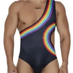99702X Rainbow Bodysuit Color Black Size 1-2XL