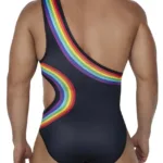 Alternative view of 99702X Rainbow Bodysuit Color Black Size 1-2XL