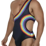 99702X Rainbow Bodysuit Color Black Size 1-2XL - Image 3
