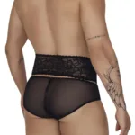 Alternative view of 99703X Garter Briefs Two Piece Set Color Black Size 1-2XL