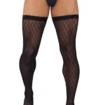 99735 Mesh Thigh Highs Color Black Size L/XL