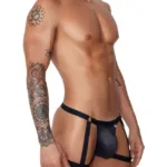 99749 Garter Jockstrap Color Black Size L/XL - Image 3