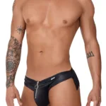 99753 Fringe Jockstrap Color Black Size L/XL - Image 3
