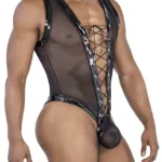 99774 Gladiator Bodysuit Color Black Size S/M - Image 3