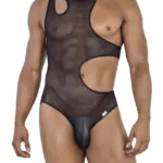 99788 Mesh Bodysuit Color Black Size L/XL