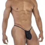 99795 Mesh G-String Thongs Color Black Size L/XL - Image 3