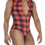 99800 Lumberjack Bodysuit Color Red Size S/M - Image 3