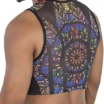 99805 Stained Glass Tank Top Color Black-Print Size L/XL - Image 8