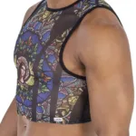 99805 Stained Glass Tank Top Color Black-Print Size L/XL - Image 3
