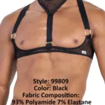 99809 Mesh Harness Color Black Size L/XL - Image 10