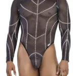 99816 Mesh Bodysuit Color Black Size L/XL
